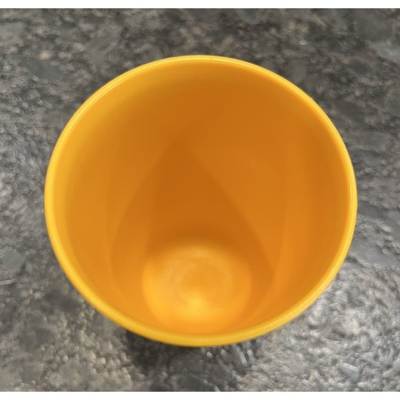 (2) Vintage Tupperware Harvest 12 Oz Tumblers ~ #873-38 Red & #873-39 Yellow - Picture 4 of 9